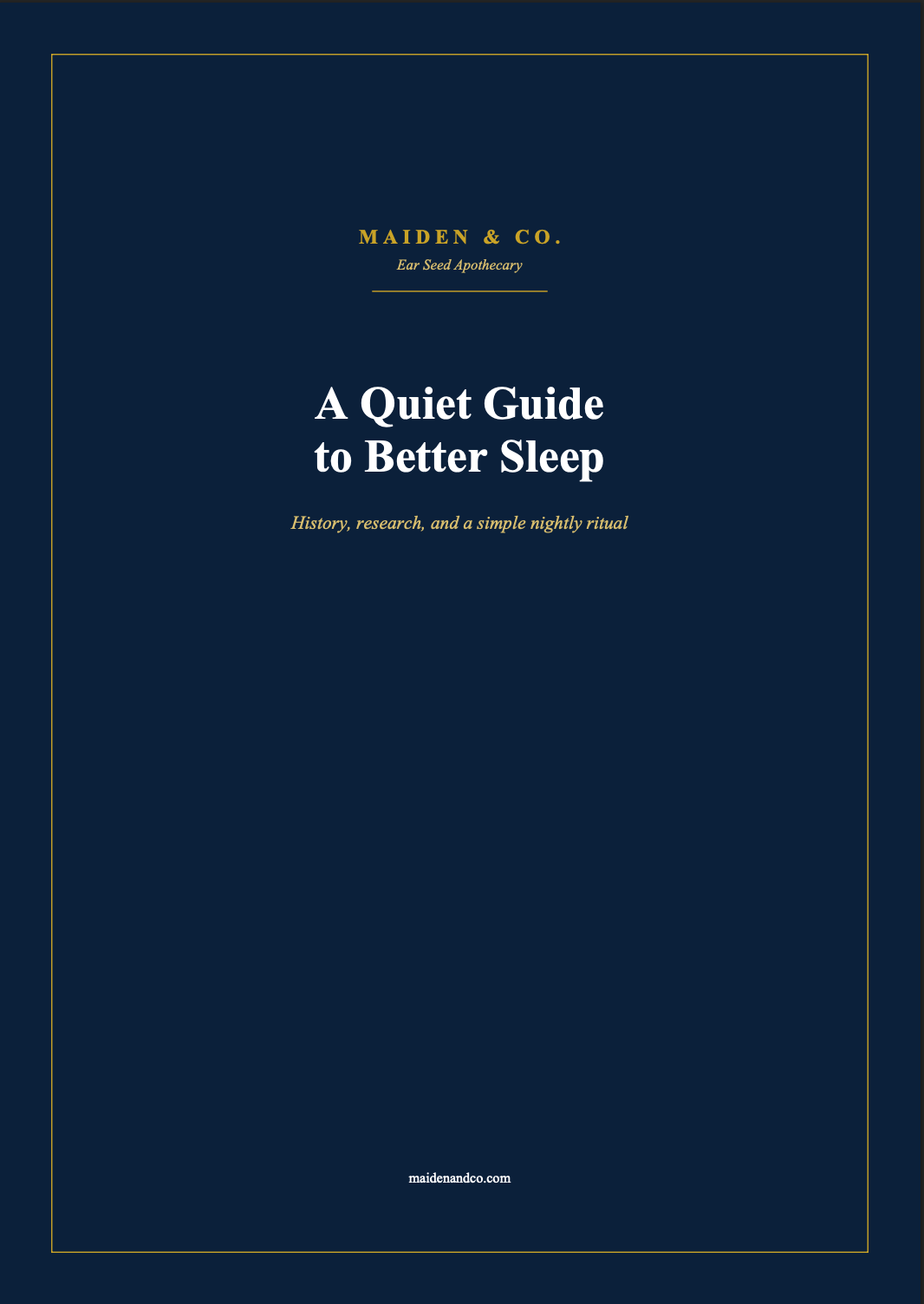 Quiet Guide eBook